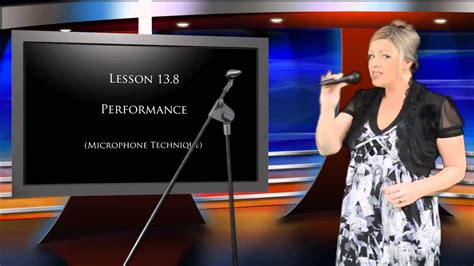 Singing Lesson 13 8 Performance Microphone Technique Youtube