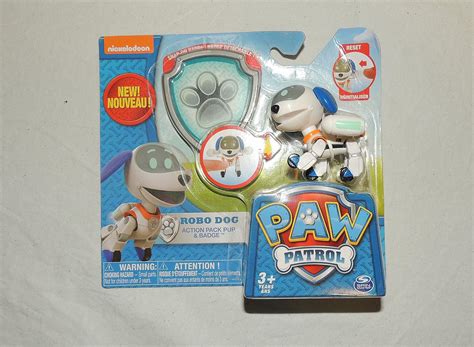 New Nickelodeon Paw Patrol Robo Dog Pack Pup And Badge Robodog 1785276296