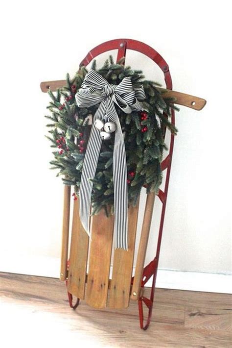 20 Sleigh Decoration Ideas During Winter This Year ~