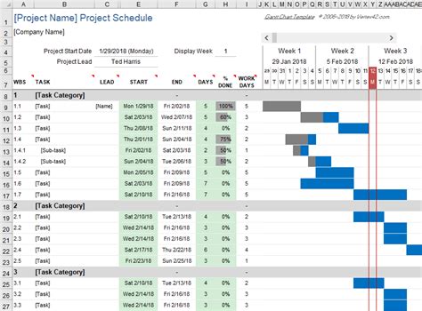 In excel 2013, 2016 and 2019, just go to file > new and type gantt in the. Gantt Chart Template for Excel - EBOOK VBA EXCEL
