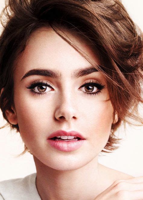 Lily Collins More Short Hair Styles Hair Styles Lily