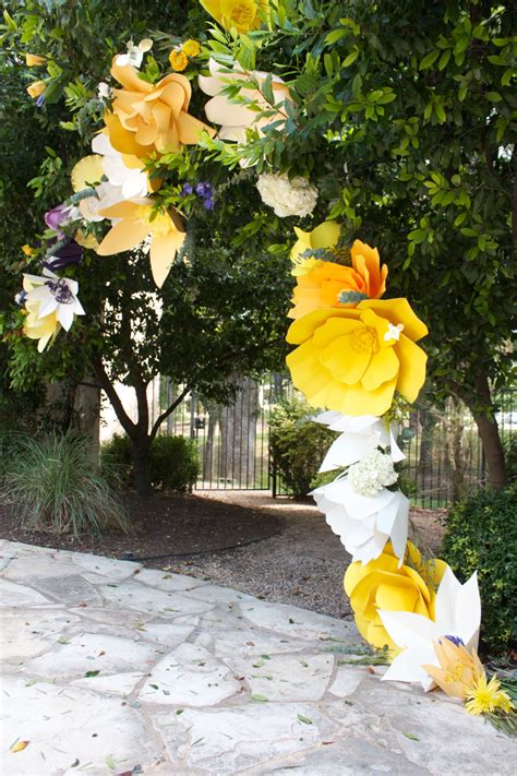Diy Giant Paper Flower Arch Live Free Creative Co