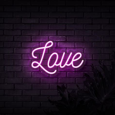 Love Neon Sign Sketch And Etch Neon
