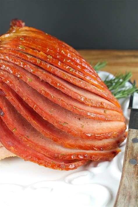 Maple Dijon And Rosemary Glazed Ham Miss In The Kitchen