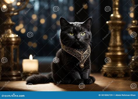 Algorithmic Feline: the Evolution of AI Cats Stock Image - Image of