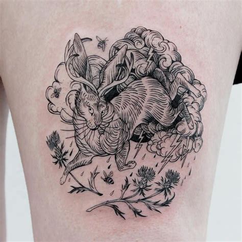 Fine Line Tattoos Intricately Detailed Like Folklore Illustrations