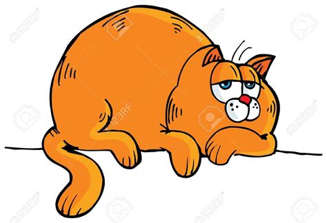 cartoon of fat orange cat isolated on white stock vector 9390278 fat cat cartoon cartoon