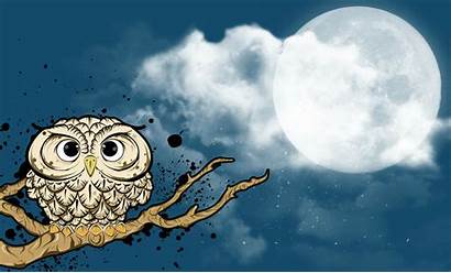 Owl Wallpapers Halloween Screensavers Backgrounds Owls Anime