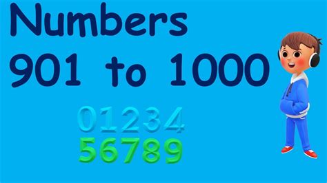 901 To 1000 Numbers Write 901 To 1000 Numbers Pronounce 901 To 1000