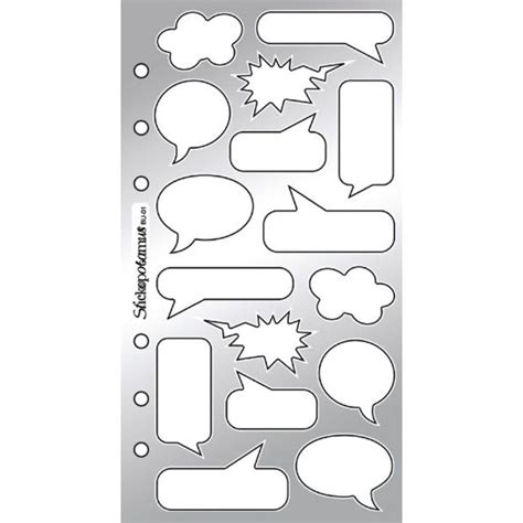 Buy Online Sticko Comic Book Captions Pattern Stickers In Uae