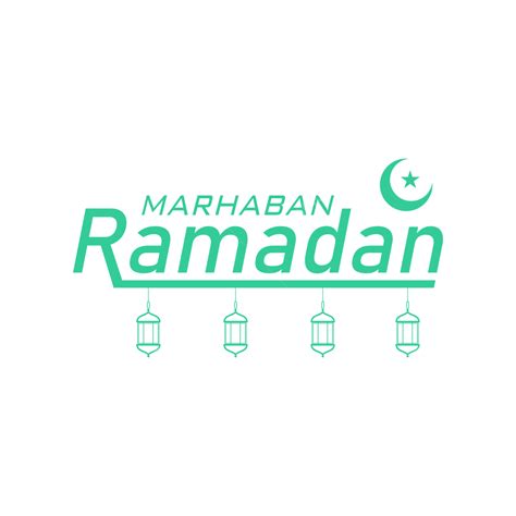 Ramadan Letters Vector Hd Png Images Lettering Of Marhaban Ramadan