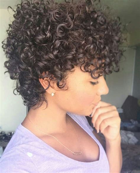 Mixed Girl Short Curly Hairstyles Hairstyle Guides