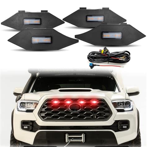 Buy Emiho Led Grille Lights With Fuse For Tacoma 2020 2021 Trd Off Road