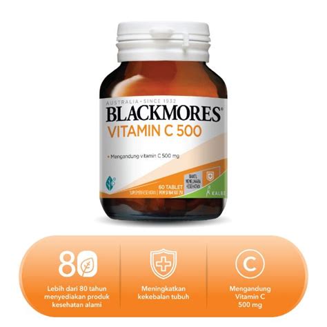 Free shipping for many products! Jual Blackmores Vitamin C 500Mg Suplemen Kesehatan [60 Tab ...