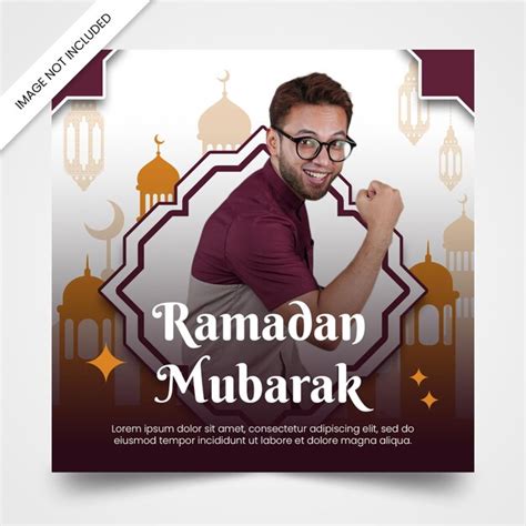 Premium Psd Ramadan Mubarak Social Design Post Template