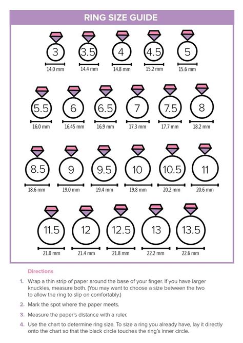 The 25 Best Ring Sizes Ideas On Pinterest Ring Size Guide Measure