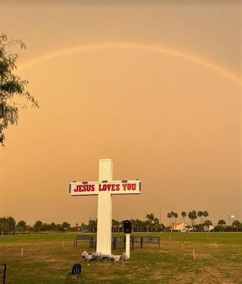 El Rrun Rrun Double Rainbow Over Ernesto Gamezs Prayer Park