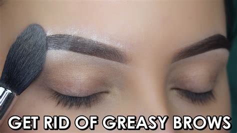 Brow Hack Get Rid Of Greasy Eye Brows Youtube