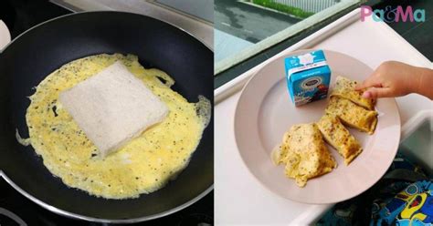 Roti nak expired jangan buang. Roti Telur Cheese Bungkus, Sarapan 3 Bahan Buat Anak ...