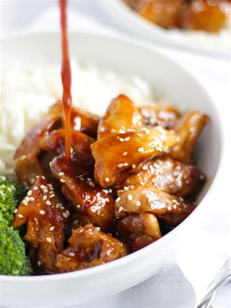 Teriyaki Chicken With Sticky Sauce Quick And Easy Midweek Meal