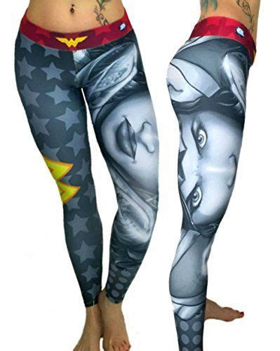 Wonder Woman Leggings Superhero Yoga Pants Compression Ti