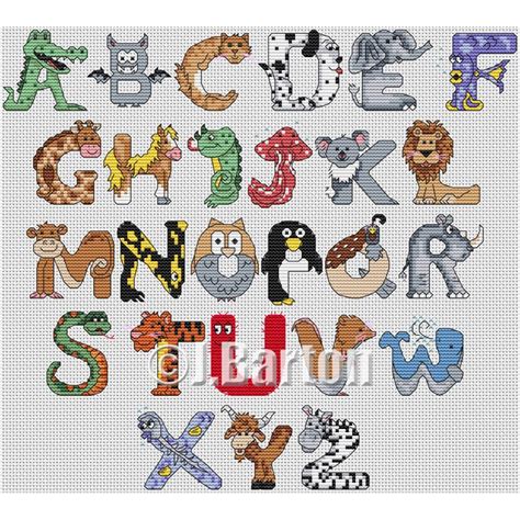 Animal Alphabet Cross Stitch Patterns