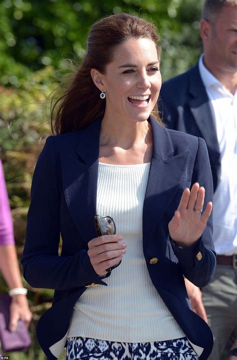 Catherine Duchess Of Cambridge Visits The Island Of St Martins In The