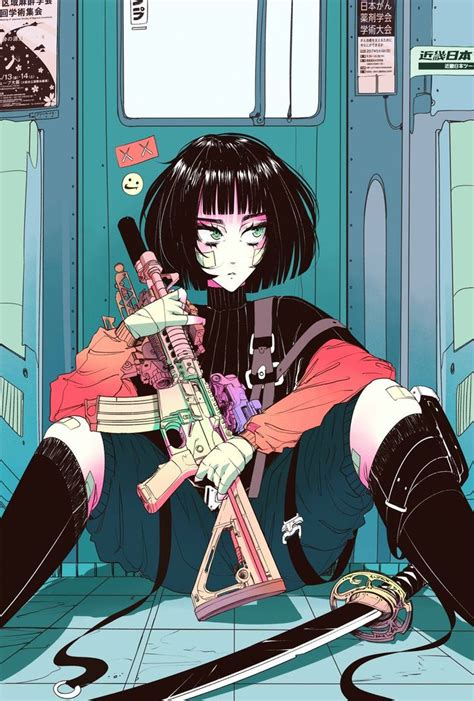 Vinne On Twitter Cyberpunk Art Manga Art Character Art