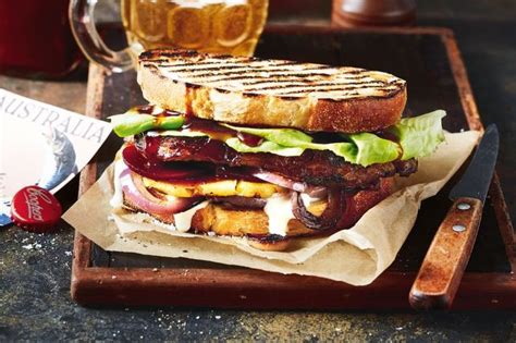 Our recipe makes three sandwiches, so plan to share (or, you know, don't). Aussie steak sandwich | Recipe | Steak sandwich ...