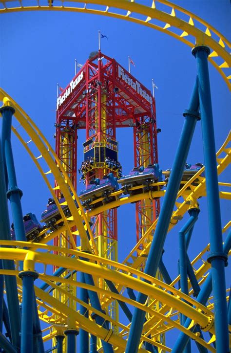 San Antonio Six Flags Fiesta Texas Scream Tower Drop Flickr
