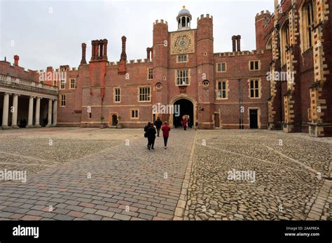 View Of Clock Court Hampton Court Palace A Royal Palace In The