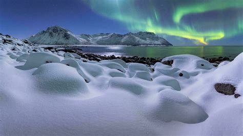 Les Fabuleux Paysages De La Laponie En Hiver Et Ses Aurores Boréales