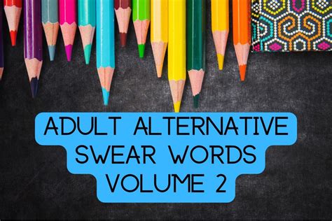 Adult Alternative Swear Words Vol 2 Graphic By Akoch12831 · Creative Fabrica