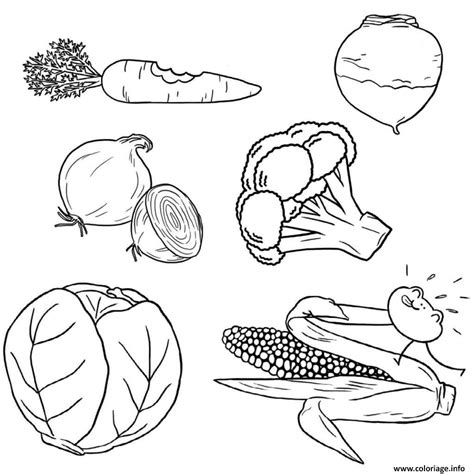 Coloriage Alimentation Equilibree Legumes