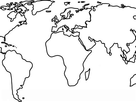 World Map White Outline Png Wayne Baisey