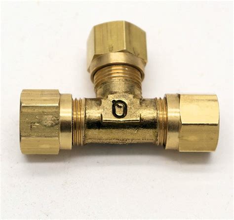 British Made 8mm Equal T Brass Compression Fitting 29 Huddersfield Gas