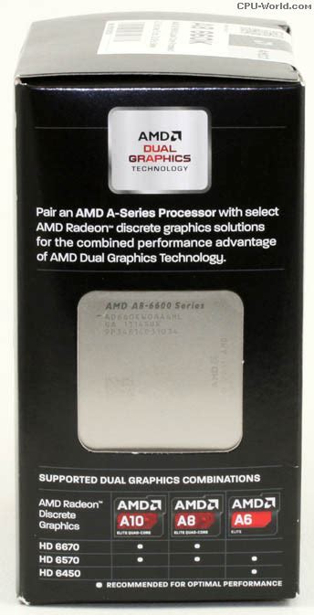 Used Like New Amd A8 6600k A Series Apu Richland Quad Core Ghz Socket