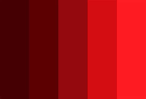 Red Color Palettes Colordesigner