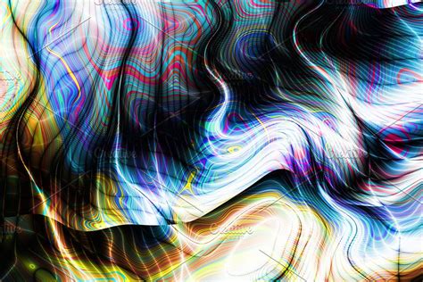 20 Psychedelic Abstract Textures Pre Designed Photoshop Graphics