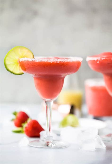 Ultimate Frozen Strawberry Margarita Recipe Blender Margarita