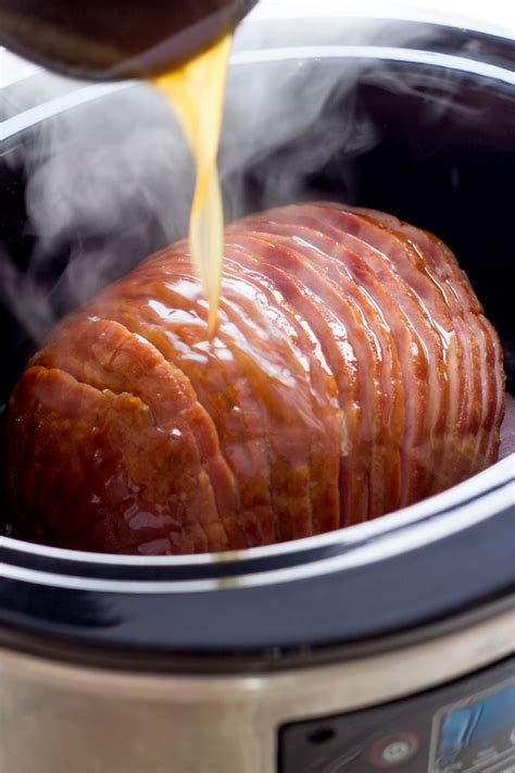 Slow Cooker Honey Glazed Ham Recipe Slow Cooker Ham Recipes