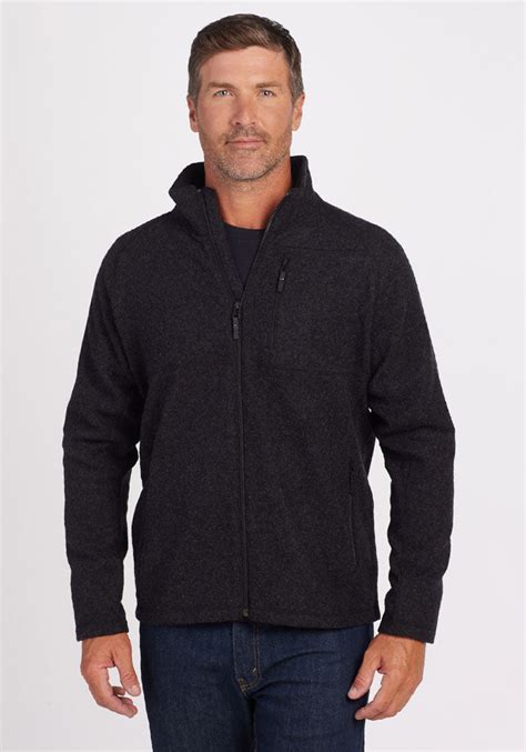 Mens Merino Wool Zip Up Jacket Extremely Warm Free Shipping Woolx