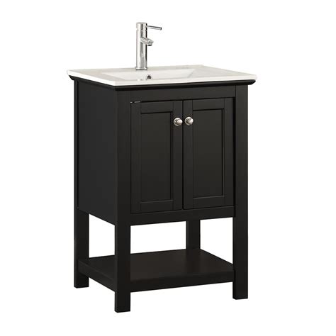 Measure the available space in your bathroom to determine which size of vanity the room can accommodate. Fresca Bradford 24 in. W Traditional Bathroom Vanity in ...