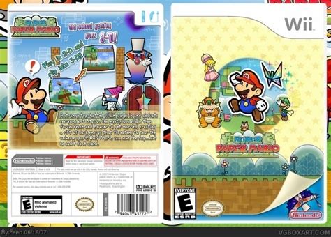 Super Paper Mario Wii Box Art Cover By Feed