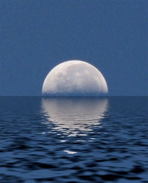 All Sizes Moon Over The Water Lunar Reflections Flickr Photo