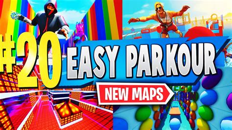Top 20 Very Easy Parkour Creative Maps In Fortnite Fortnite Easy