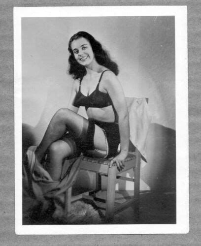 Vintage 1950s Blackwhite Pinup Photo Nude Ebay
