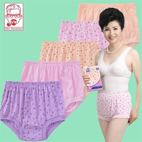 cotton panties women high waist cotton elderly underwear cotton panty underwear panties