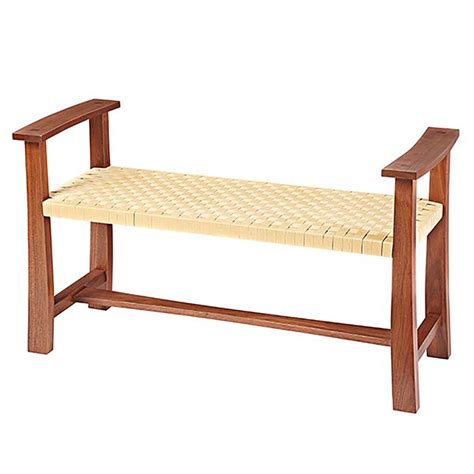 Add some extra seating to your entryway or bedroom with this simple diy modern woven bench. Woven-seat Bench Woodworking Plan from WOOD Magazine