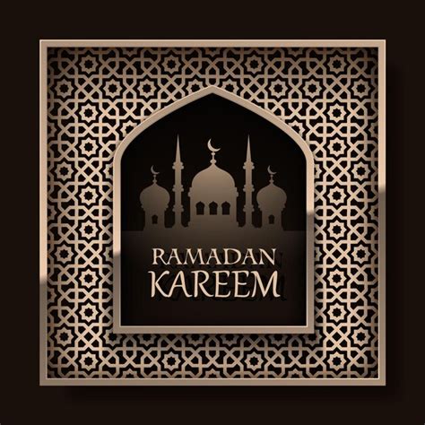 Cubierta De Ramadán Kareem Fondo De Ramadán Mubarak Elemento De
